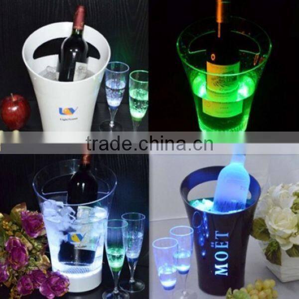 factory made white led lighting with outdoor ice bucket with led light