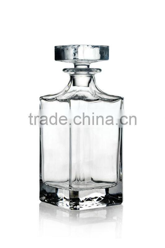 new product 2014 antique wholesale chivas whisky napoleon brandy clear glass bottle