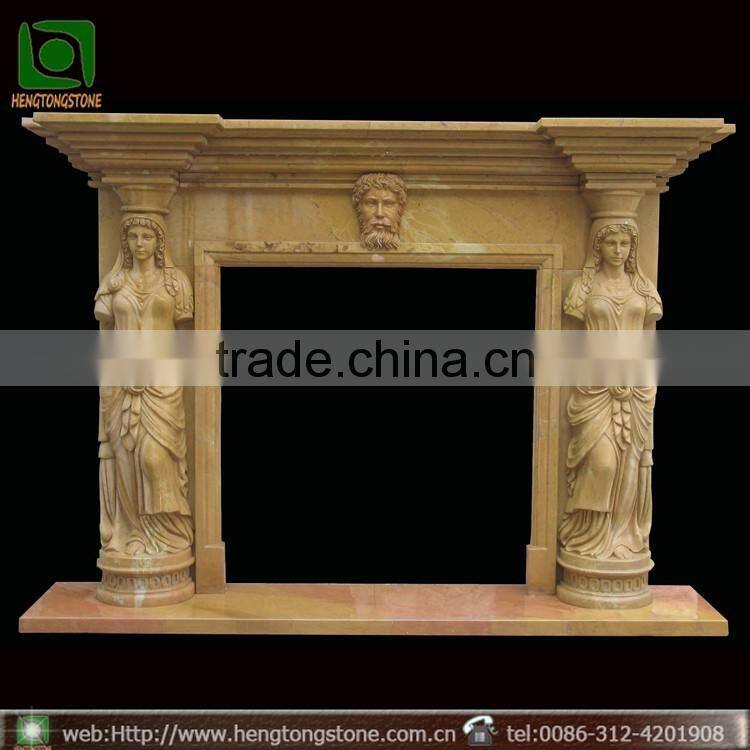 HengtongStone Cheaper Fireplaces Mantels