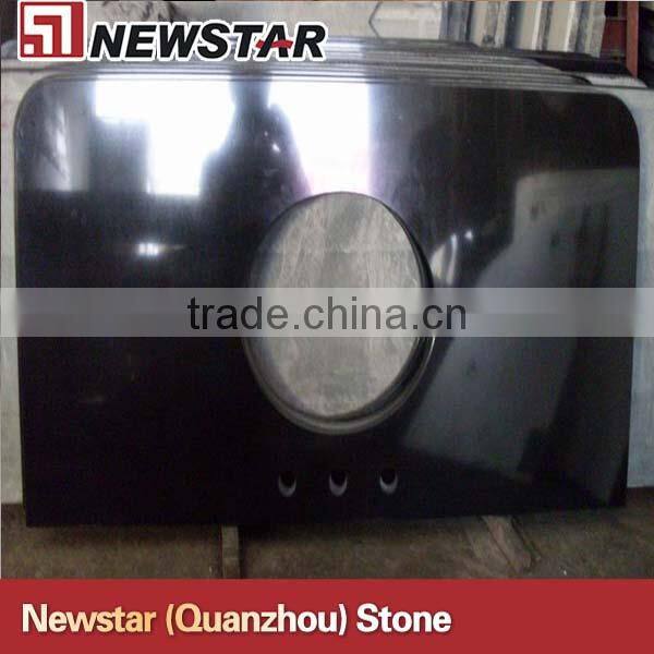black galaxy granite vanity top for bathroom