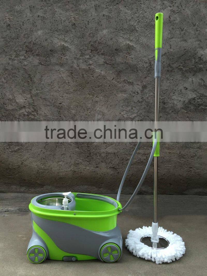 360 spin mop to easy portable with wheels