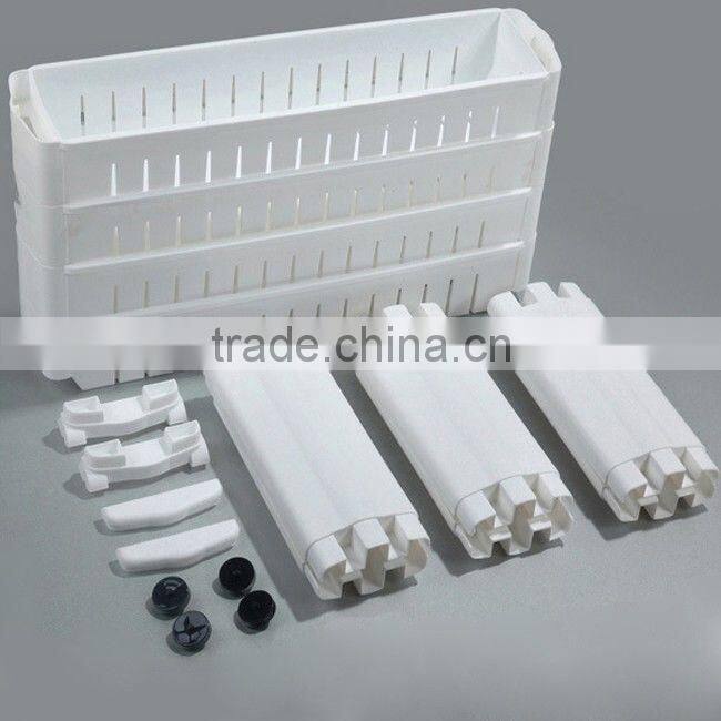 kitchen plastic save space storage trolley and storage organizer