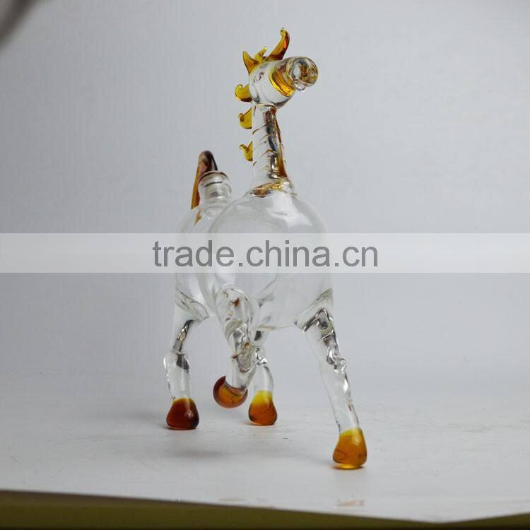 annimal shaped decorative crystal bottle for liquor