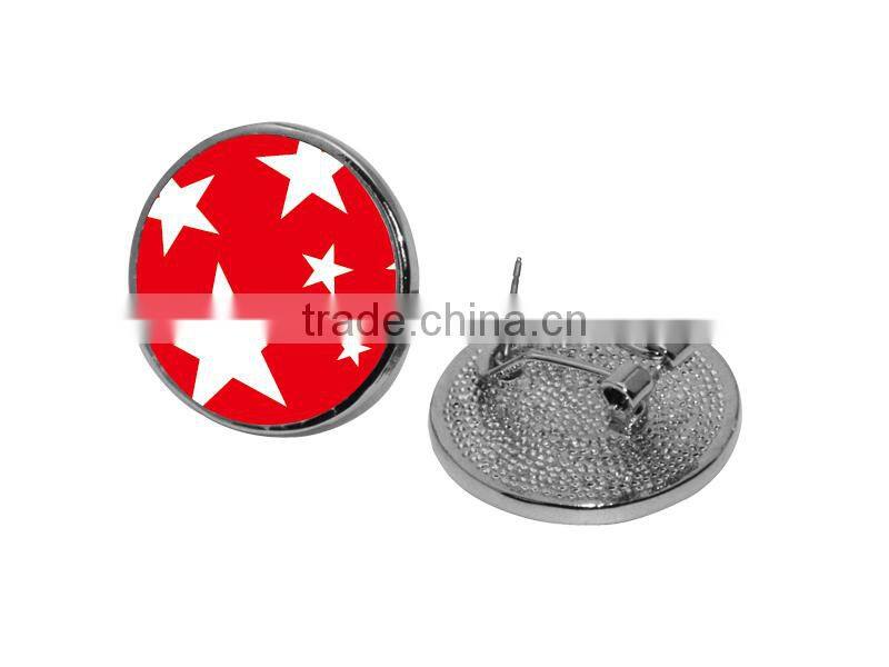 2015 shining fashion DIY sublimation Ear Rings