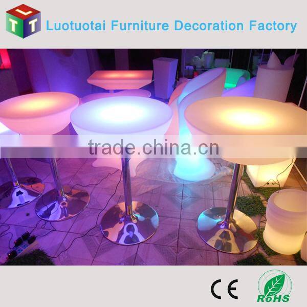 New modern 3d rechargeable LED glow ice cube outdoor used