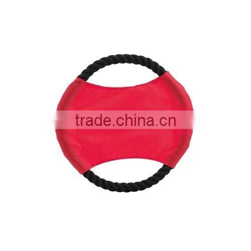 Durable cotton dog frisbee training outdoor pet toy