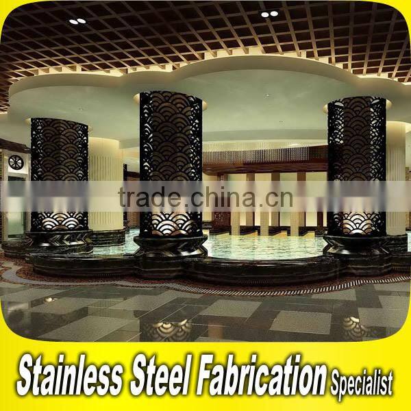 Custom Made Luxurious Interior Stainless Steel 5 Star Hotel Decoration