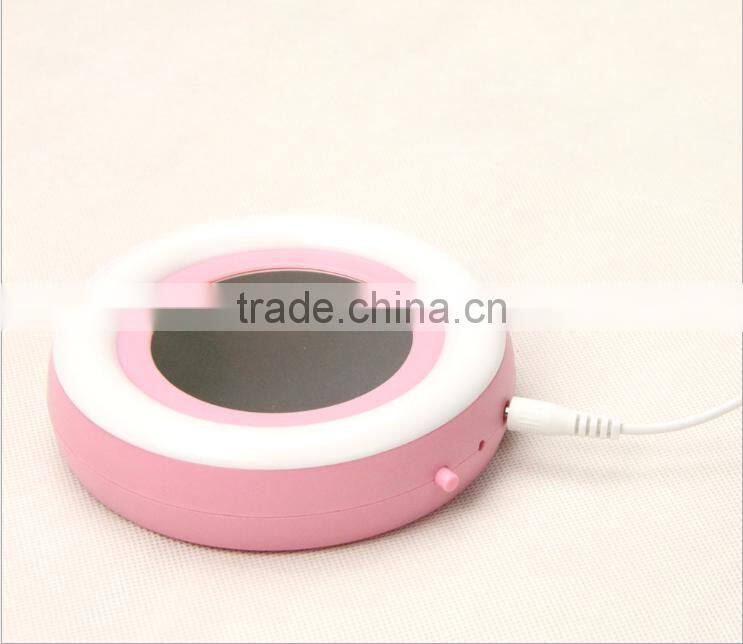 Winter USB Gadget Silicone Cup Mat, Rainbow Colorful Design USB Heat Warmer Coaster, Gift USB Cup Warm Coaster For Wholesale