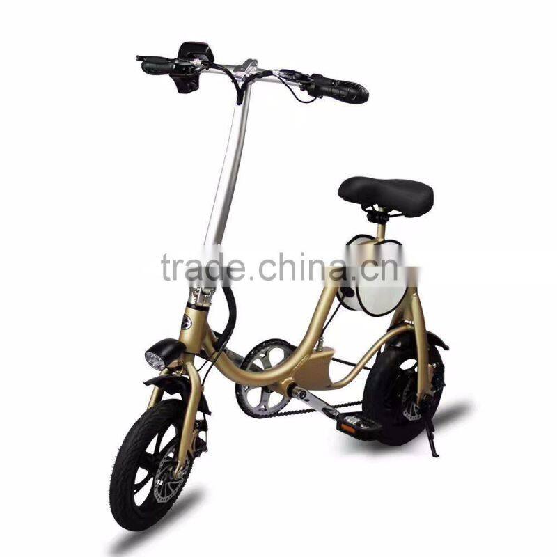 2017 New Arrival Electric Folding Bike, Unique Design High Quality 36V 250W Folding Electric Bicycle For Wholesale