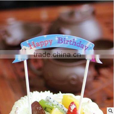 popular recycled happy birthday cake topper