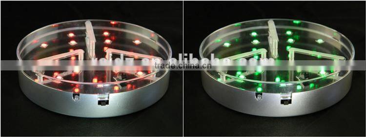 hotsales Cheap rechargeable wedding led light bases