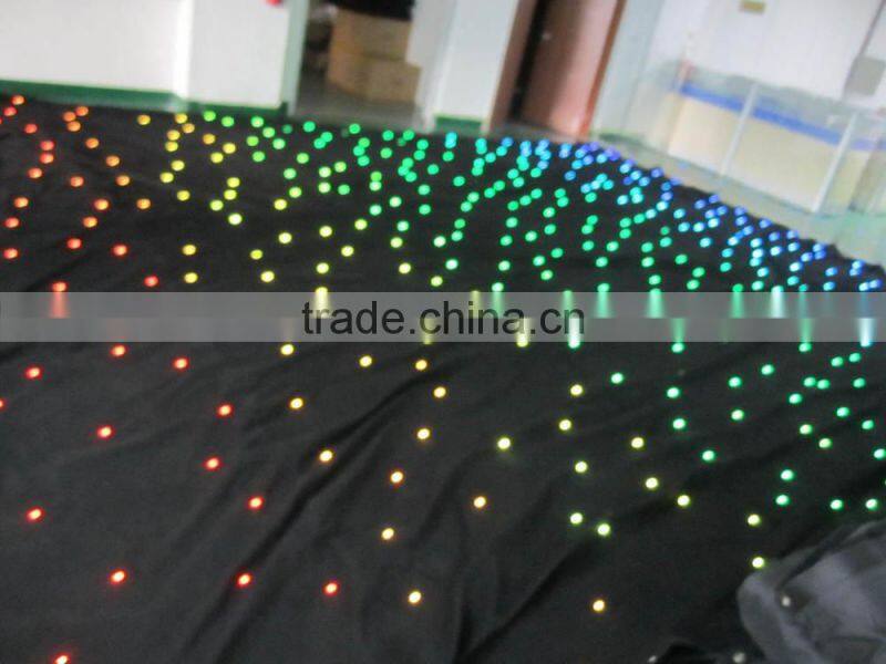 twinkle cinema backdrop lighting fiber optic led vision cloth