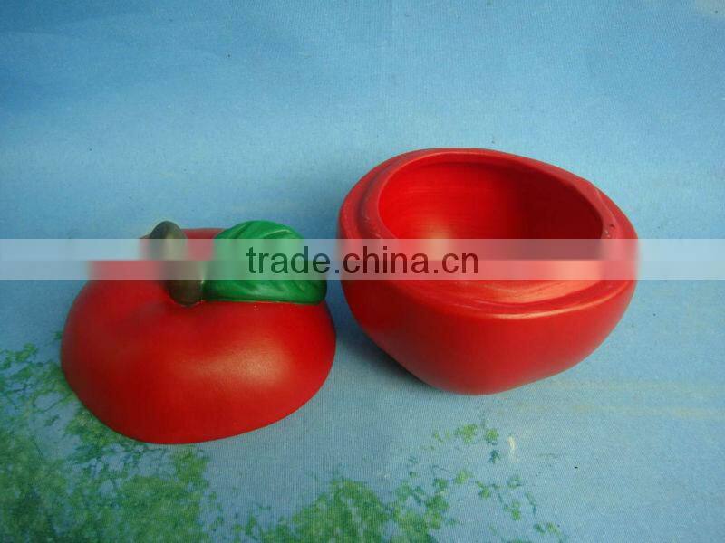 ceramic fruit jar apple candy teabag sauce jar pear cookie jar pumpkin candle holder