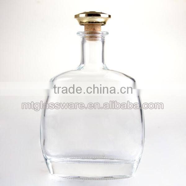 24oz high-grade whiskey decanter with lid crystla wine glass bottle
