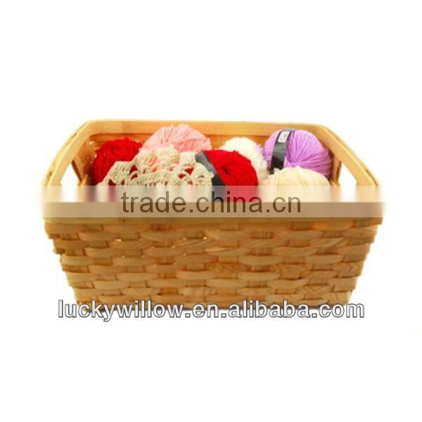 factory direct supply wood garden basket for home