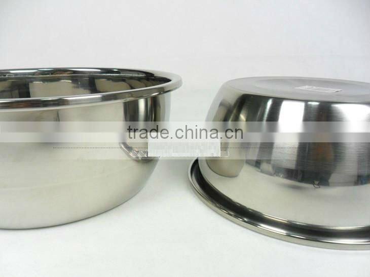 Stainless steel mixing bowl set,Salad bowl,soup bowl