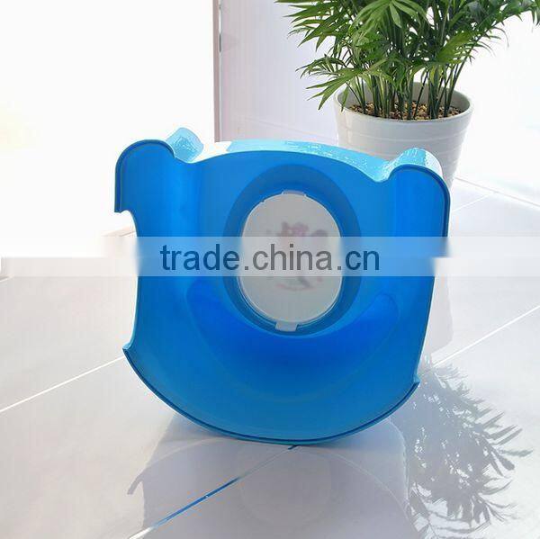 double-duty plastic baby toilet seat