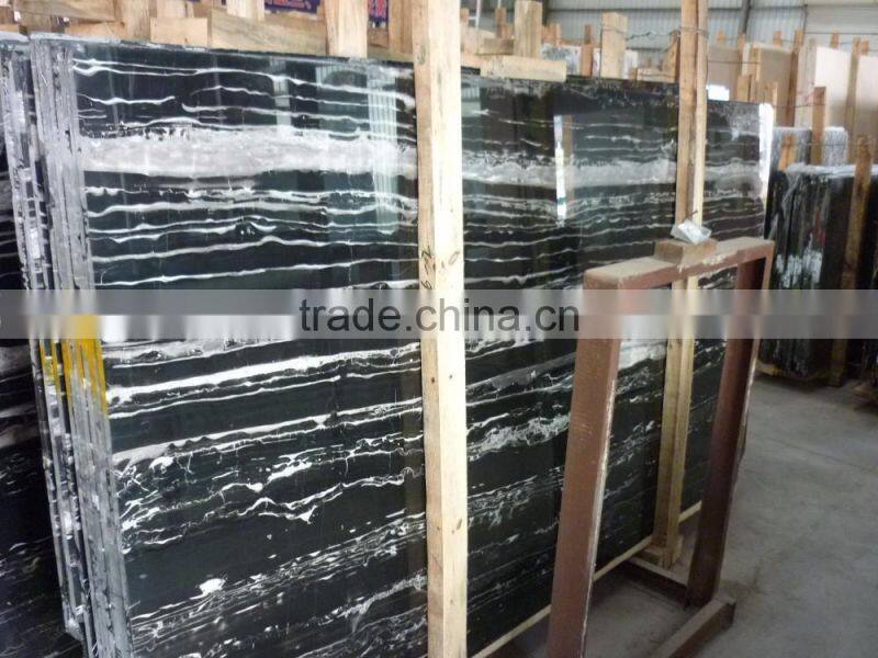 Sky Black Marble Slab Silver Black Marble Slab Price