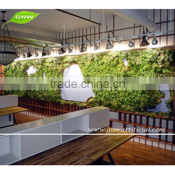 GNW GLW086 Artificial Leaf Wall Green decorative walls indoor landscaping