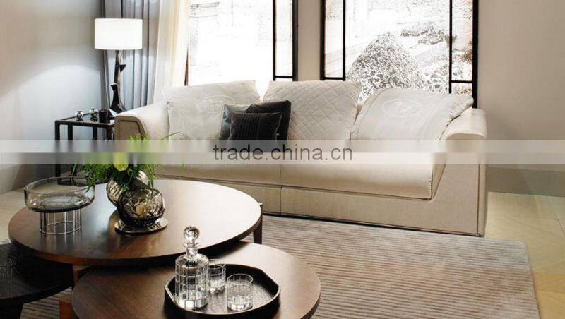 2016 new famous Italy fashion crocodile skin leather living room sofa set 1:1 copy Foshan Lecong furniture supplier