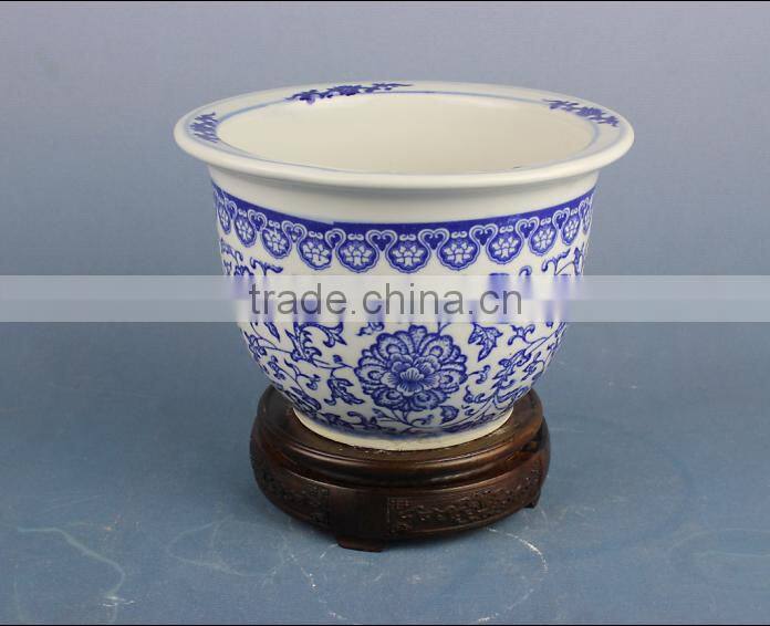 7pcs in different size ceramic garden planter pots