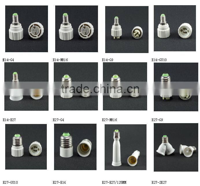 E27 E40 ceramic porcelain bulb lamp holder & lamp holder adapter