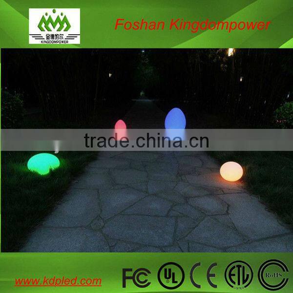 Hot sale glowing LED waterproof battery operating pebble light