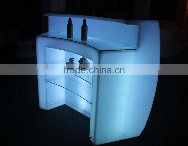 Outdoor Party Rechargeable Used Plastic LED Bar Counter