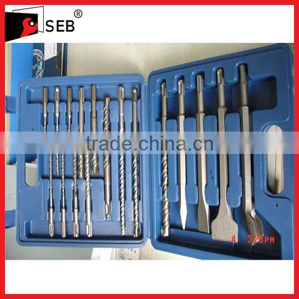 Professional Grade 40Cr material SDS PLUS drill bit set