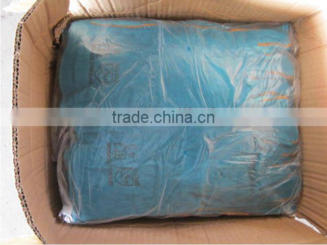 DDSAFETY Heat Resistant Cut Resistant One Piece Back Cow Split Leather Welder Gloves