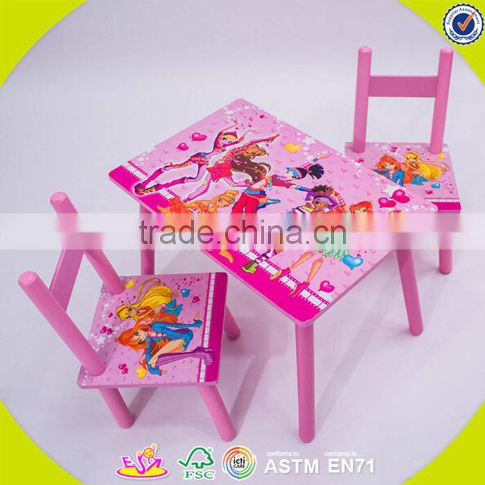 Wholesale Square table and chair wooden school furniture cheap square table and chair furniture suppliers W08G211