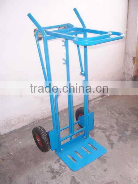 four wheel platform steel convertible sack hand truck trolley
