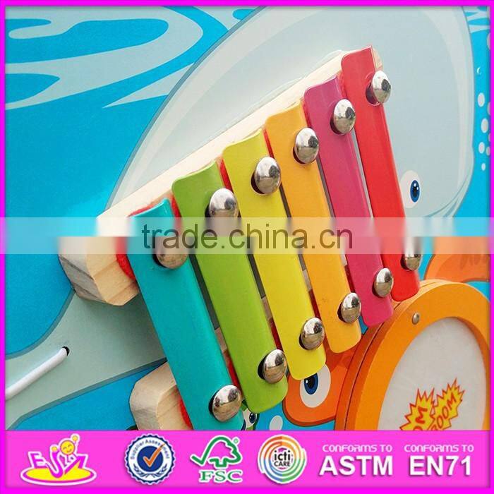 2016 new design children wooden classic toy bead maze W12D033