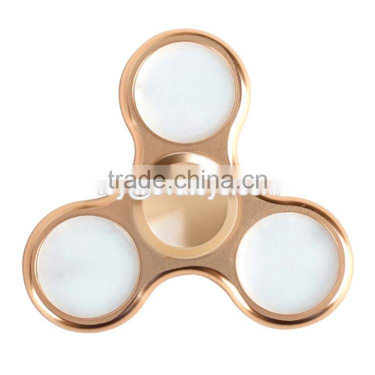 Luxury anti-corossion aluminum alloy metal fidget spinner, fidget hand spinner toys W01A258