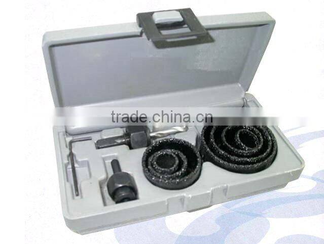 Carbide Grit Hole Saw Cutter Set For Tiling Tool