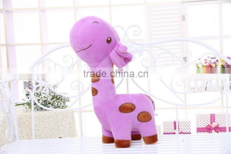 high quality stuffed promotion plush toys giraffe
