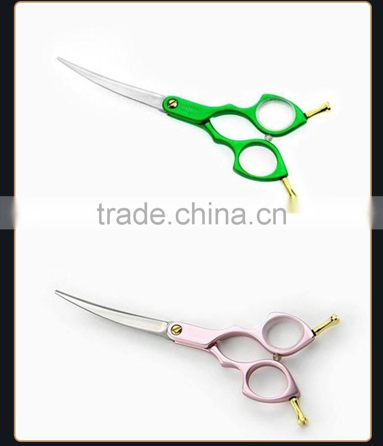 2017 Latest style 440C beauty equipment safety pet grooming scissors for dog pet