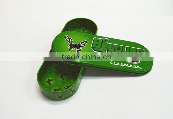 Rectangular metal advertising board