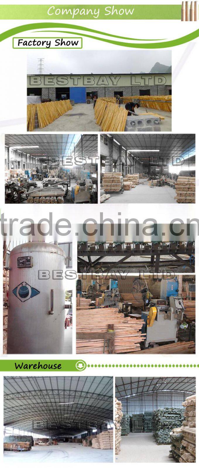 150*3.6cm wooden shovel handle with cheap price