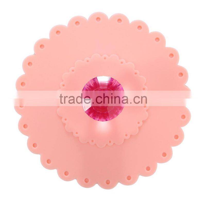 Creative Silicone Cover With Diamond Silicone Coffee Mug Cup Cover In Stock