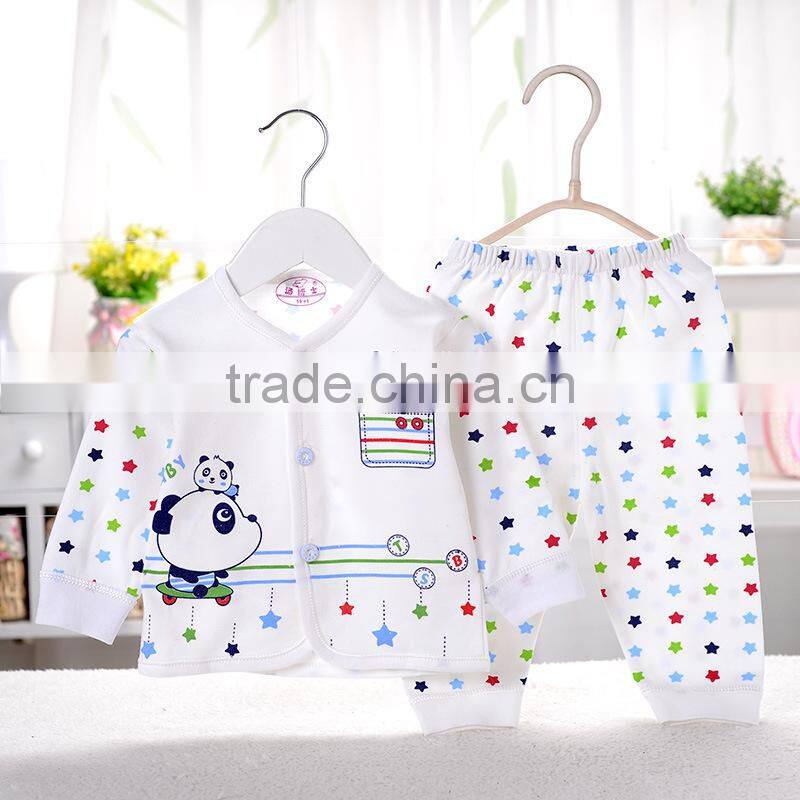 High Quality Baby Spring Clothes Set 100% Cotton Cheap Baby Clothes