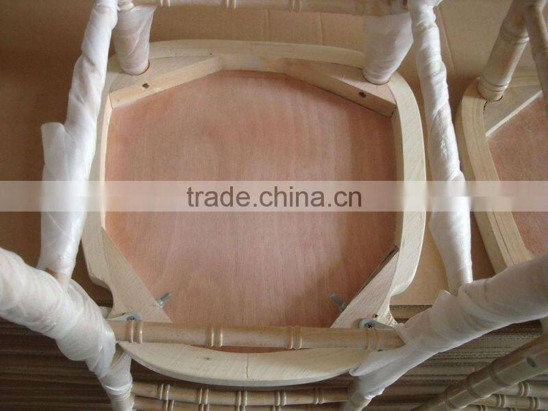 hot sale stackable UK style beech wood Banqueting Limewash chiavari chair