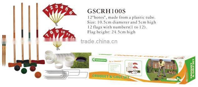 GSCRH100S croquet & golf set