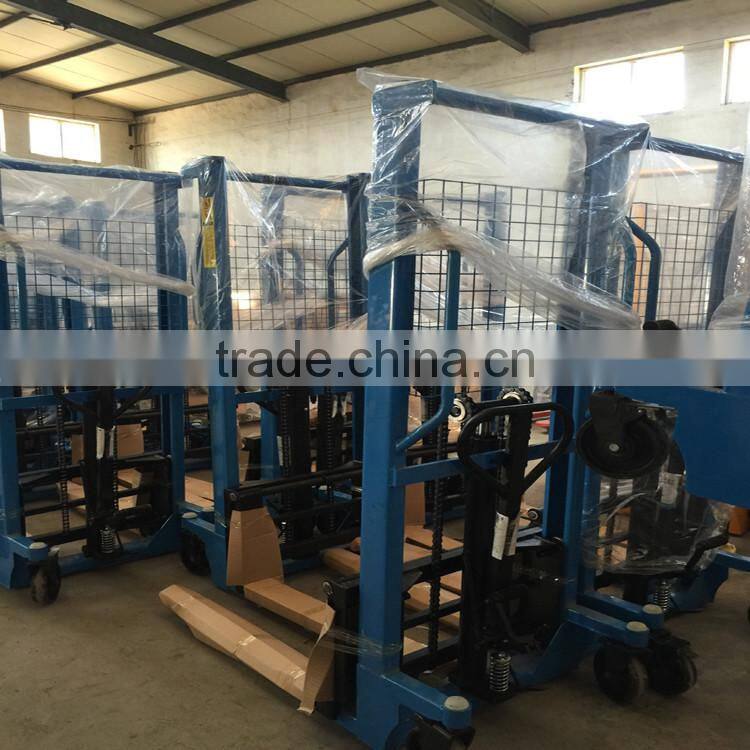 1ton 2ton hydraulic pump forklift /hand lift stacker