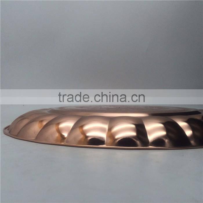 Hot sale high quality decorative stainless steel tray for wedding