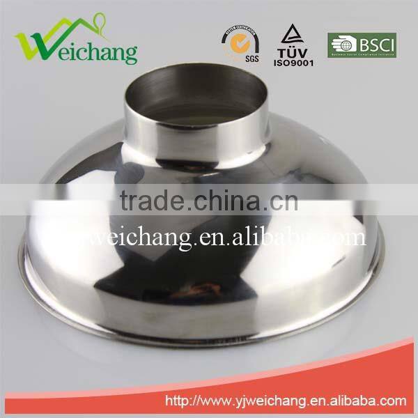 WCE180 Kitchenware Tools Oil Filling Funnel Stainless Steel Wide-Mouth Canning Funnel With Handle for Regular