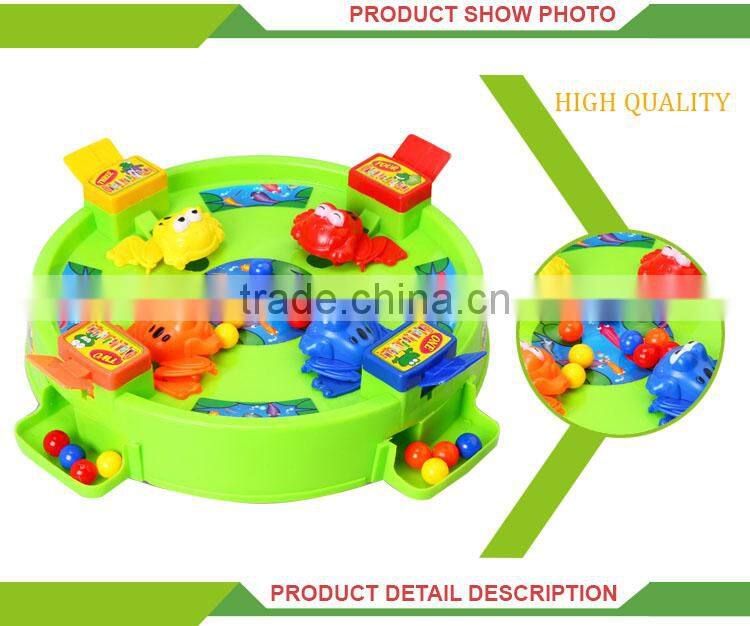 Educational kids play beads game jumping crazy frog toy