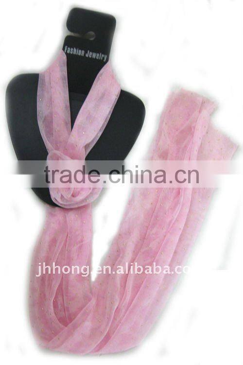 wholesale pink Chiffon Scarf rose scarf