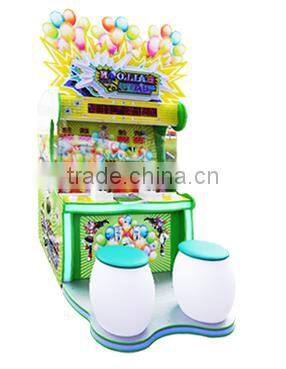 2017 DianFu New product kiddie ride interactive balloon shooting game coin operated redemption machine