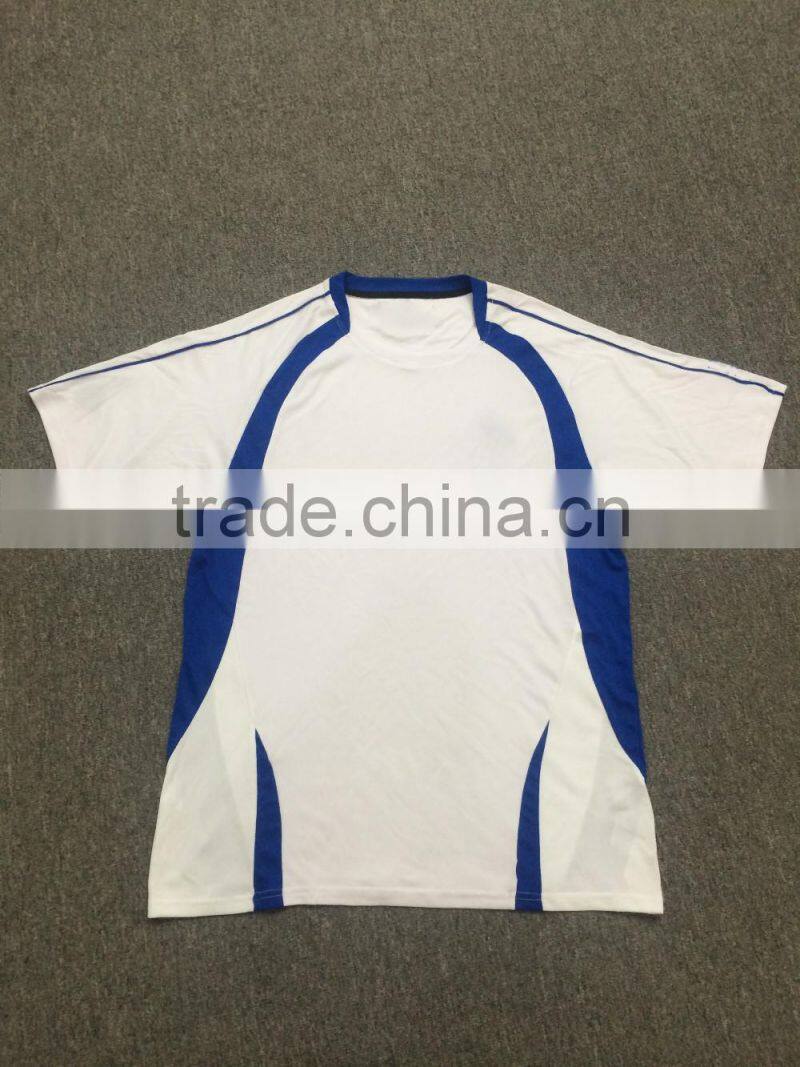 Cheap soccer team shirts, football team plain men , sportswear type football shirt